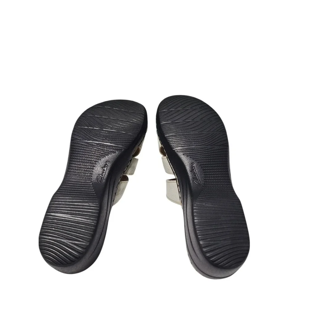 Clarks Women's Merliah Karli Sandal - White, Size 6 (EU 36.5), Leather & Comfort - Picture 12 of 15